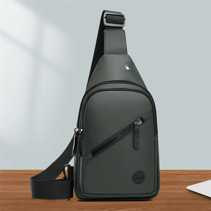 Men's Chest Bag - Suitable for outdoor sports, cycling, and daily commuting, adjustable shoulder bag, crossbody bag