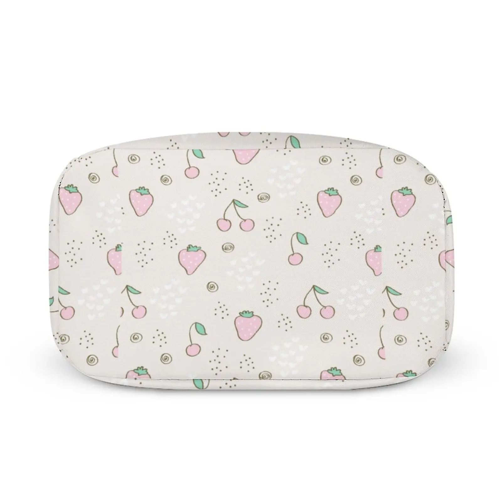 Custom Pattern Tote Lunch Bags for Women Pink Girl Style Portable Meal Bag Picnic Travel Breakfast Box Office Work School