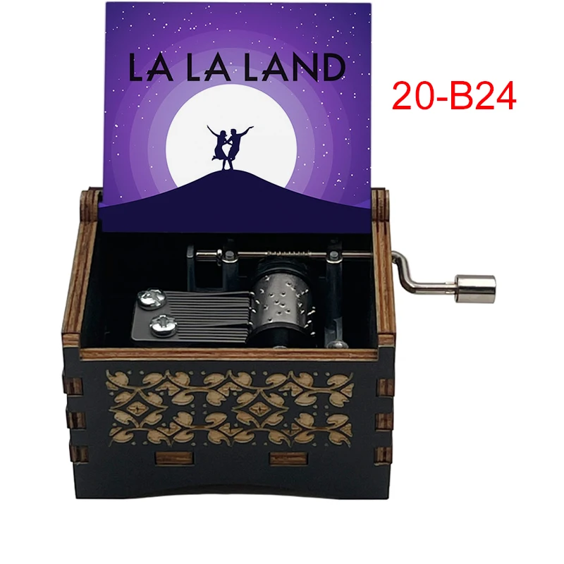 Movie Love Story La La Land Wooden Music Box Valentine's Day Gifts For Lovers Bedroom Study Mascot Decorative Ornaments 2