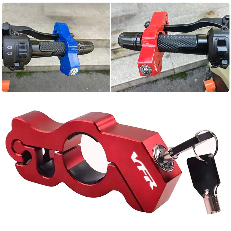 

For HONDA VFR1000F VFR400 VFR750 VFR800 VFR 400 750 Motorcycle Handlebar Lock Brake Solid Lock Anti Theft