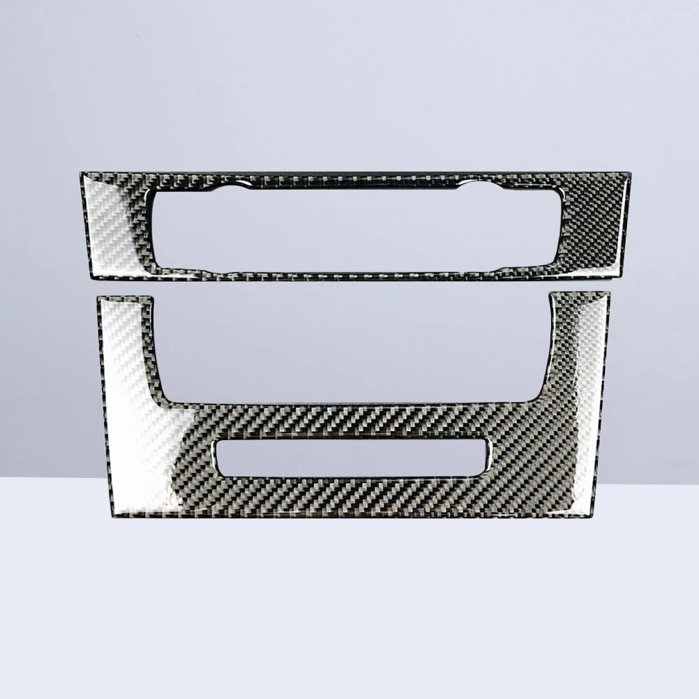 

Auto Reflective Decal Carbon Fiber Air Conditioner CD Player Panel Sticker Decal for E90 / E92 / E93 - With Navigation