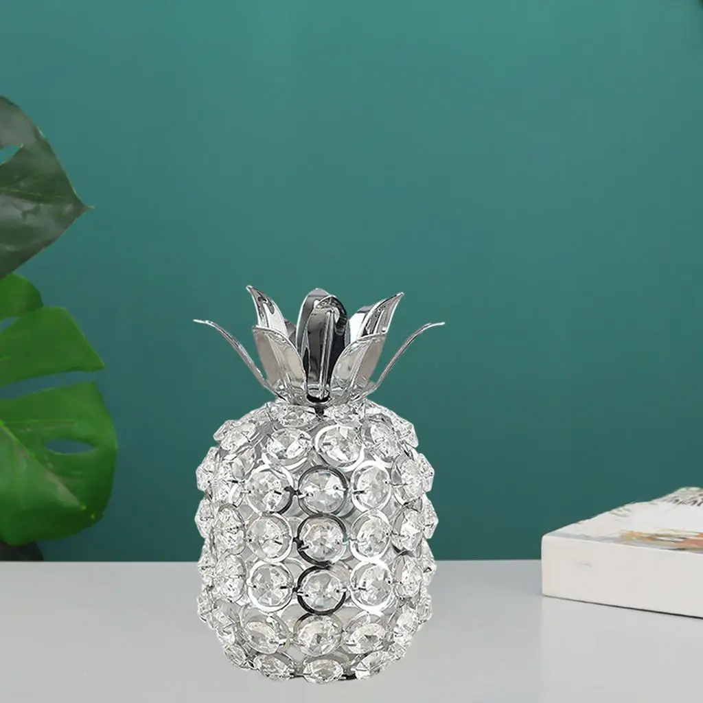 

Bling Crystal украшение в виде фруктов статуя шикарные ремесла Искусство 3D резка Современная фигурка книжная полка стол Гостиная свадебное украшение