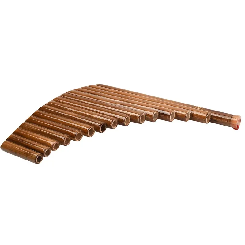 G-tune Pan Flute Woodwind Chinese Traditional Musical Instrument Natural Bamboo Bamboo Panpipes Left / Right Hand 15 Pipes pan flute,bamboo flute,woodwind flute