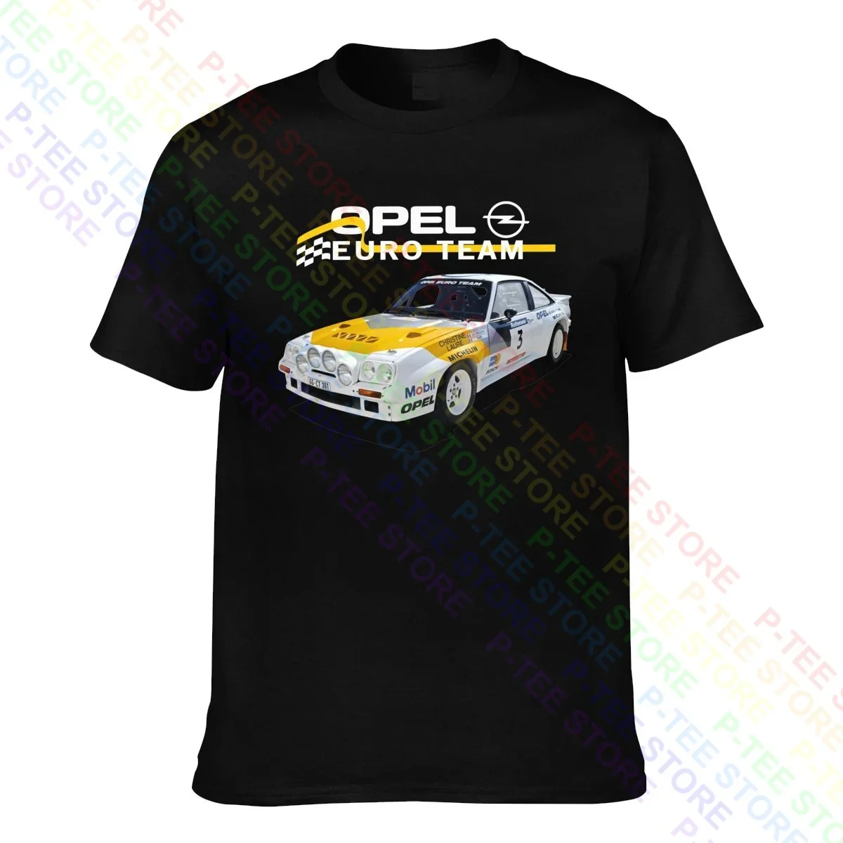 Opel Manta 400 Euro Rally Team Gr.B Wrc Soft Vauxhall Cavalier Racing T-Shirt Tee Shirt Best Harajuku