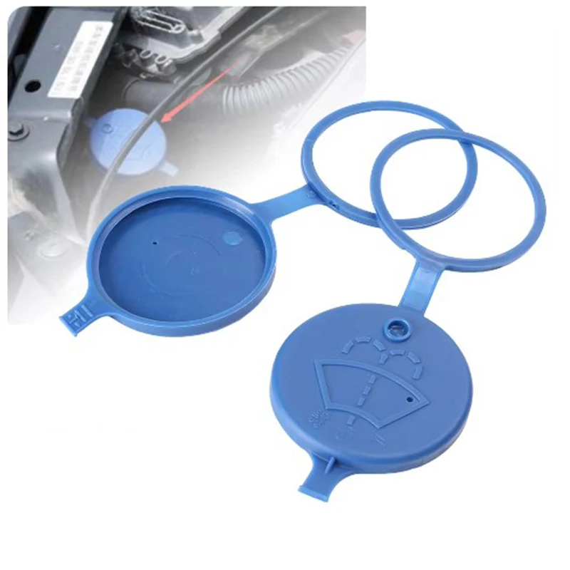 2Pcs Car Windshield Wiper Washer Tank Bottle Pot Cap Fluid Reservoir Lid Cover For Peugeot 106 206 207 406 5008 Citroen C2 C3 C5