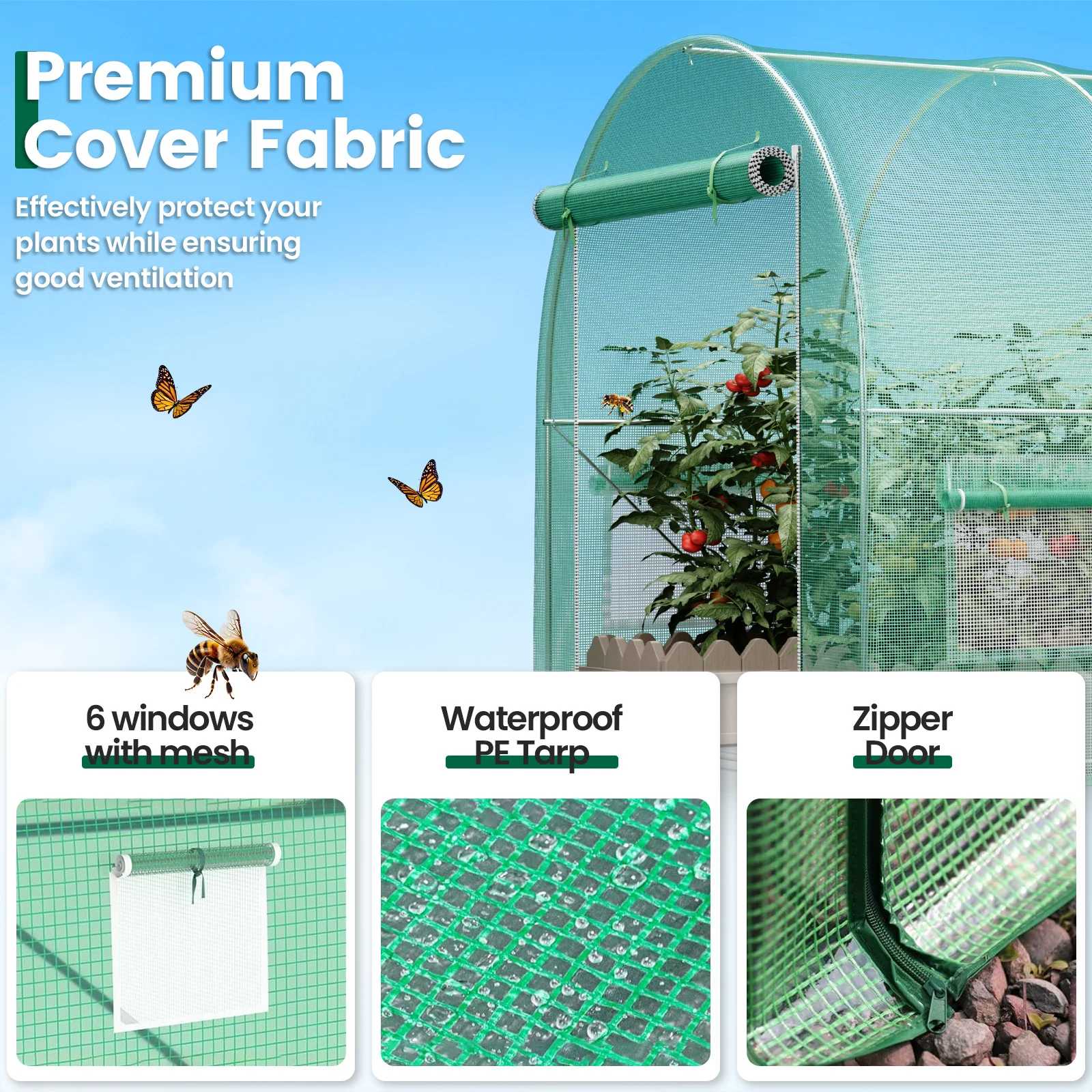 Large Walk-In Greenhouse 5