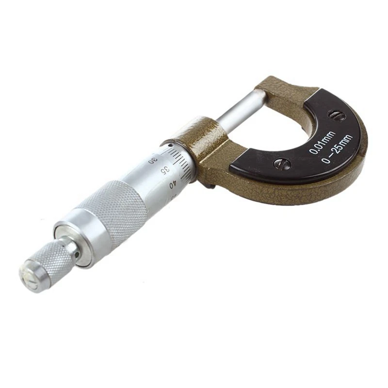 

2X Machinists 0-25Mm Measure Thickness Gauge Micrometer Screw