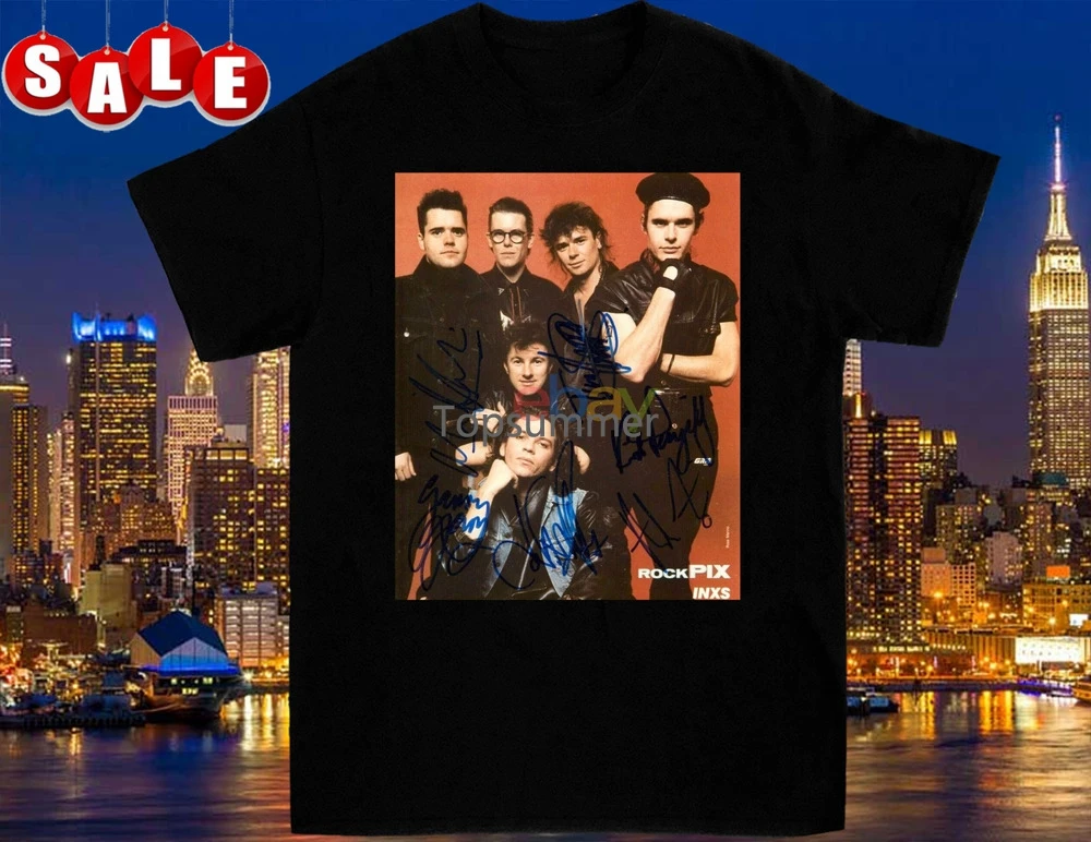 

Inxs Signature Tee Men Short Sleeve T Shirt S-4Xl Cg257