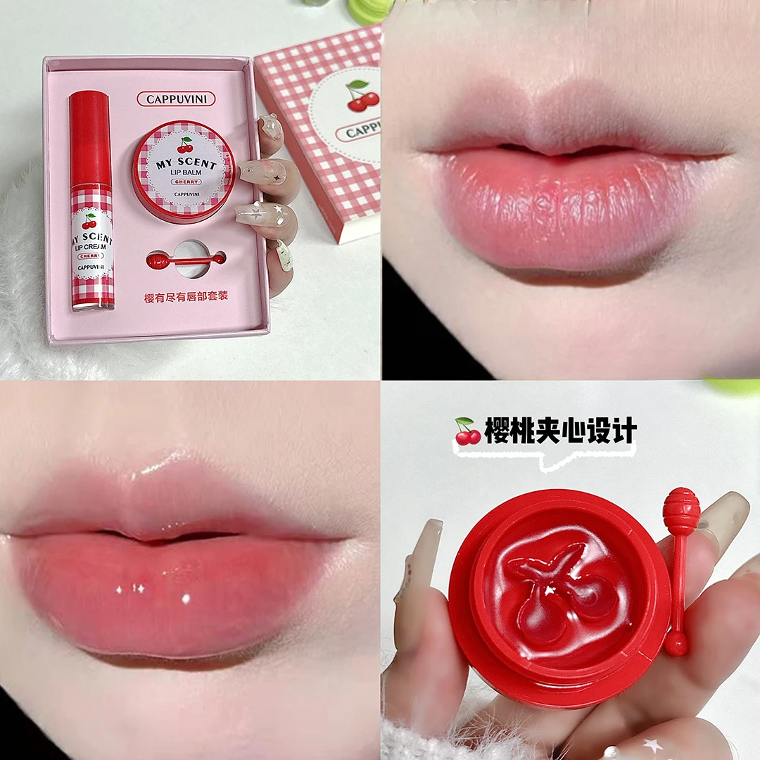 

Fruity Lip Milk Set Moisturizing and hydrating fading lip lines and lip treatment Skin care