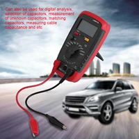 Capacitor Meter Tester UYIGAO Digital Battery Powered Capacitan Capacitor Meter Tester 6013L LCD Display Meter Tester Capacitan 2