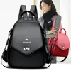 Fashion Lock Women Backpack Designer High Quality Leather Women School Bags Multifunction Large Capacity Travel Backpack Mochila 2