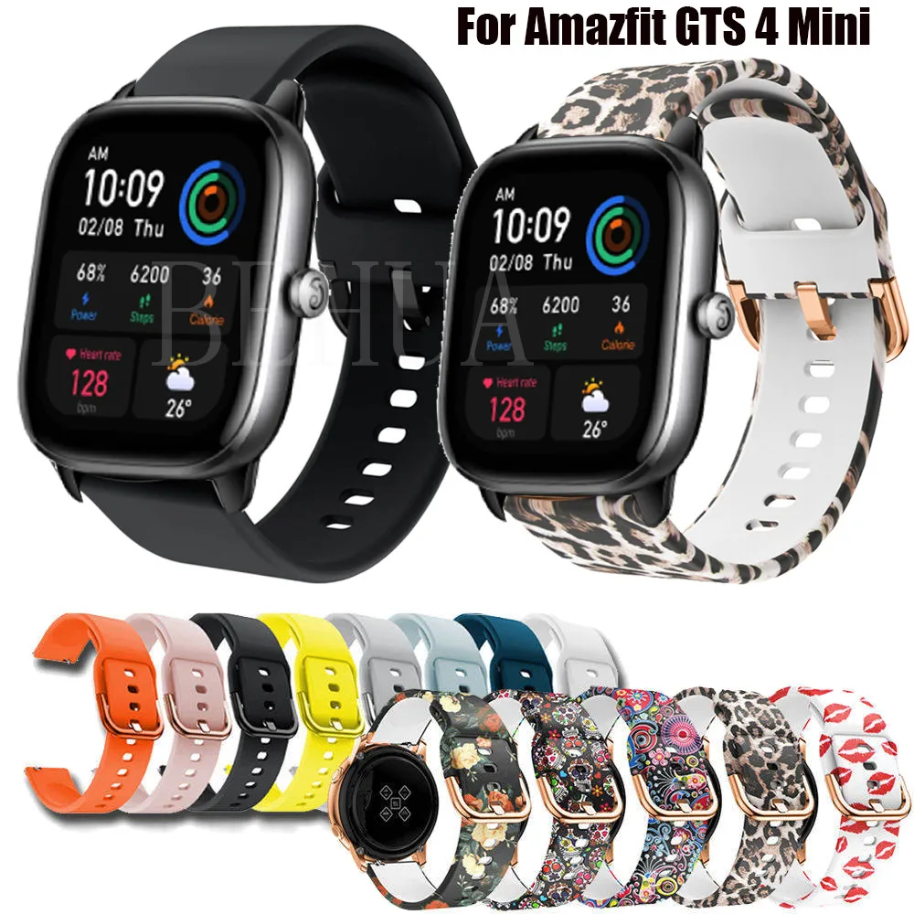 

Ремешок силиконовый для Amazfit GTS 4 Mini, браслет для Amazfit GTS 3 2 2e mini GTR 42 мм 47 мм Bip3, 20 мм 22 мм