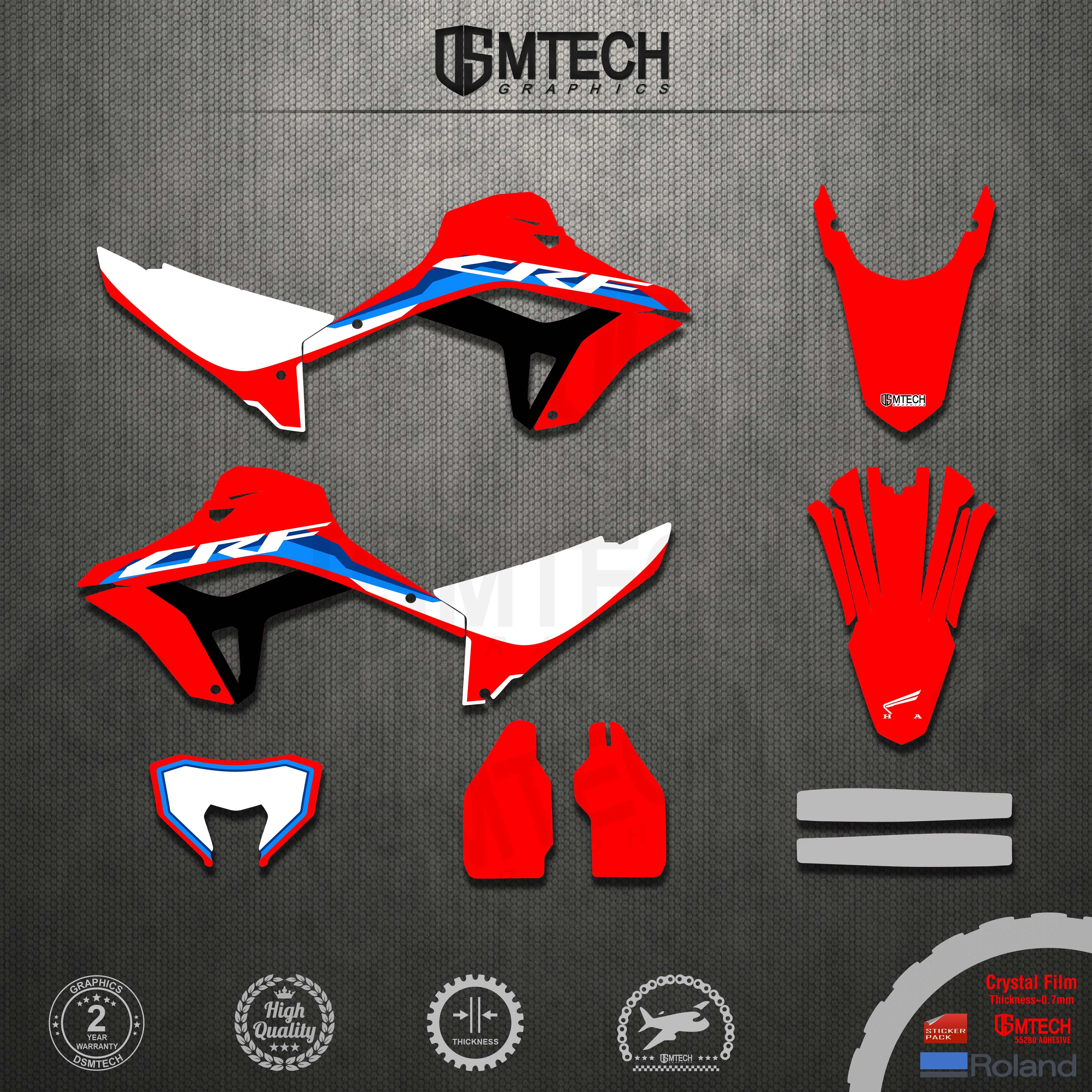 DSMTECH Custom Graphics  Decal Sticker Decal Kit for HONDA 2021 CRF300L CRF 300L 2021 pug sticker pet decal pug decal funny car sticker