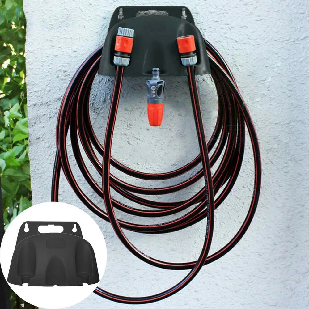 Wall Mounted Water Pipe Rack Garden Irrigation Hose Pipe Hanger Watering Organizer Storage Rack Garden Tool garden hose rack