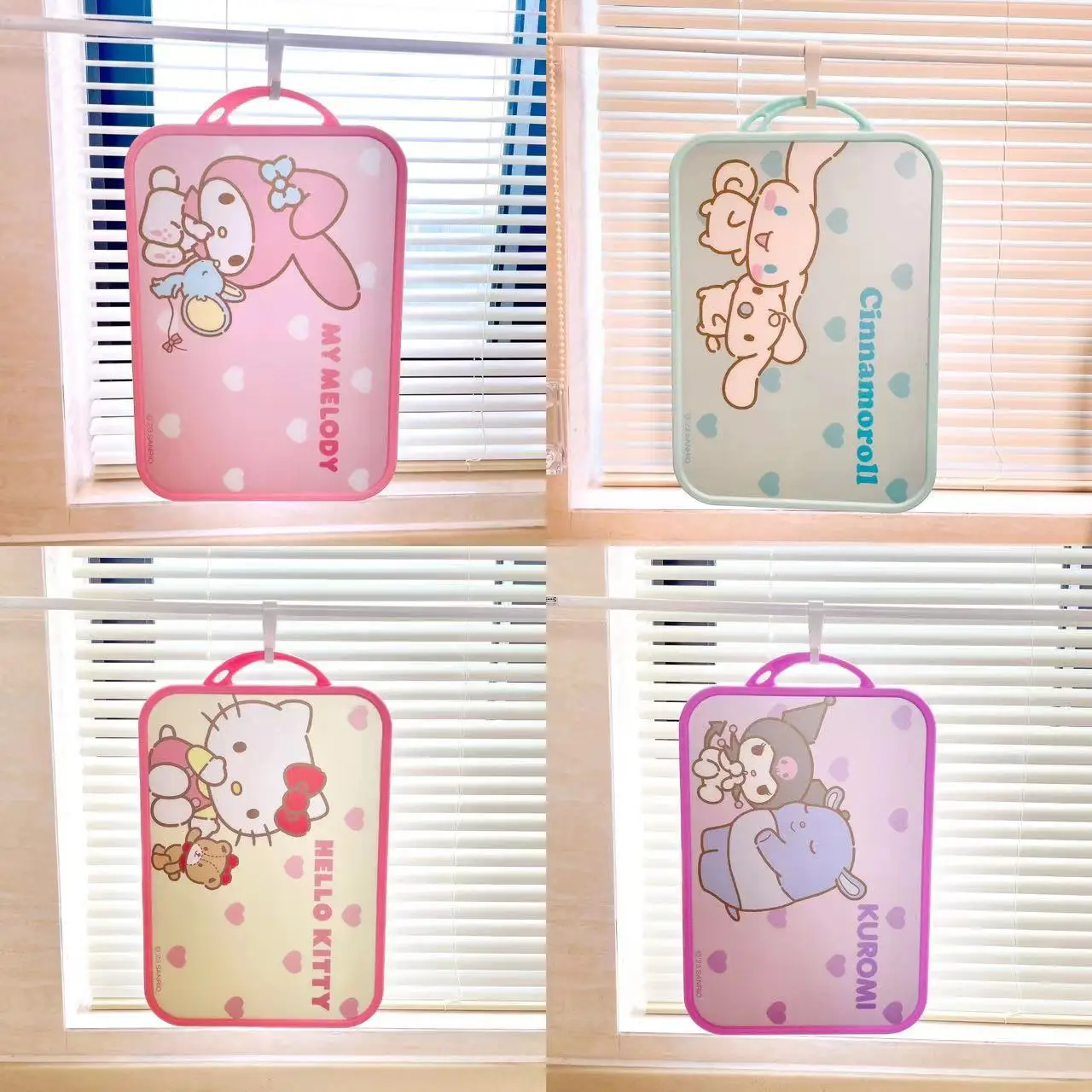 

Sanrio Cutting Board Kawaii Hello Kitty Kuromi My Melody Fruit and Outdoor Cartoon Vegetable Board Picnic Camping Kitchenware