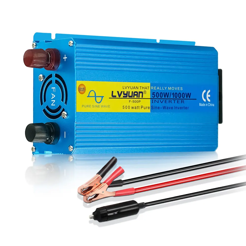 Pure Sine Wave Inverter 1000W DC 12V AC 220V 50Hz 60Hz Power Inverter Home Car Converter Solar Energy solar inverter pure sine wave inverter car converter inverter car inverter car power converter power inverter