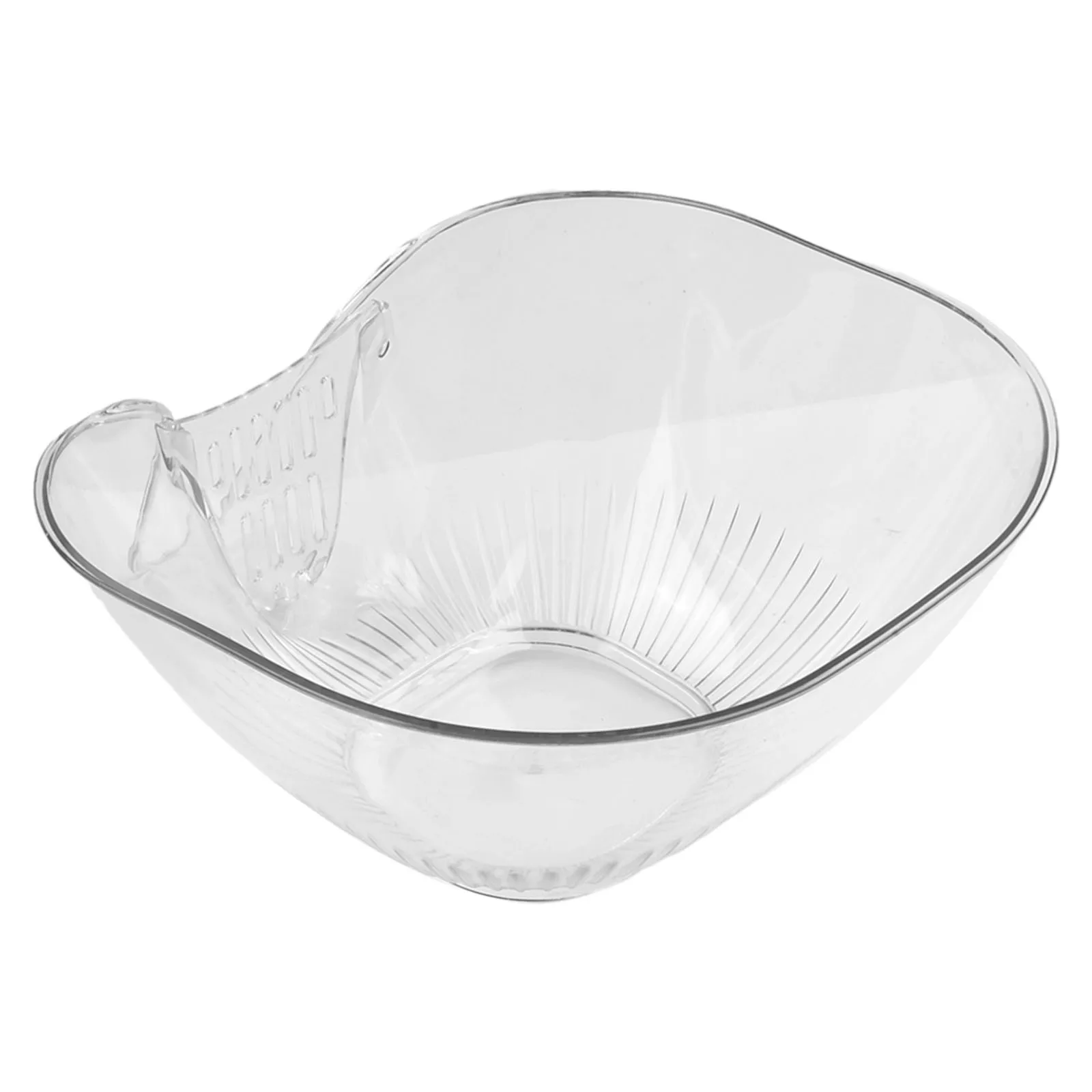 

Hollow Storage Basin Draining Bowl with Fine Drainage Holes Convenient Filter Suitable for Fruits Vegetables and Salads
