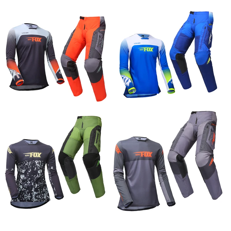 

2024 For Moto MX Jersey Set Dirt Bike Motocross Gear Set ATV Motorcycle Combo Off Road Jersey And Pant 6colors