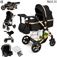 Poussette multifonctionnelle 3 en 1, combos de poussette pour siège auto, système de voyage Compact pour poussette de bébé pour nouveau-nés, poussettes pour bébé 1