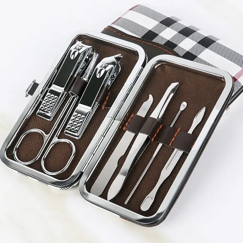 7-Piece Nail Scissors Set Stainless Steel Nail Clippers Clippers Pedicure Beauty Manicure Tools Household Pedicure Knife