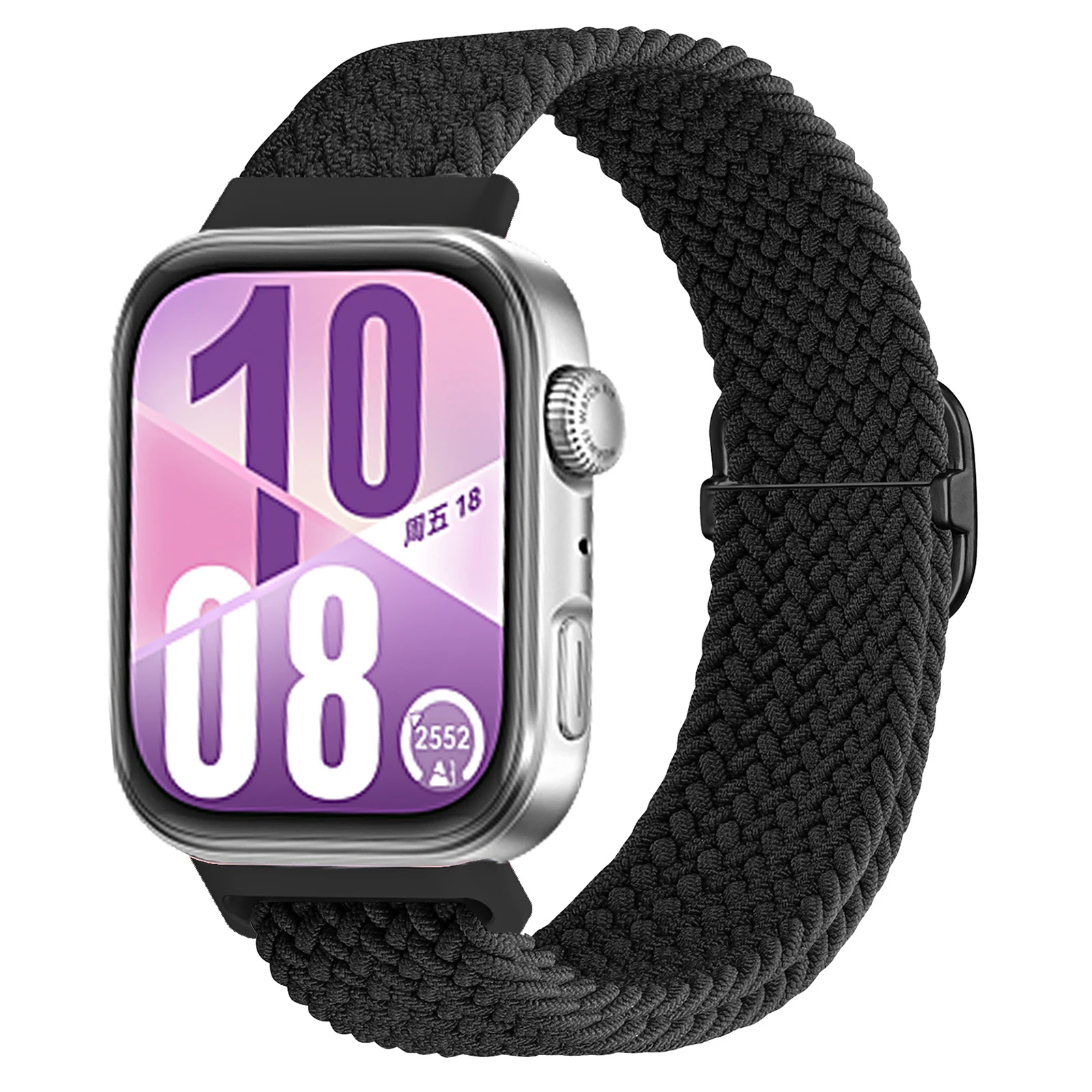 Braided Solo Loop Nylon Strap - Adjustable Sport Bracelet Accessory
