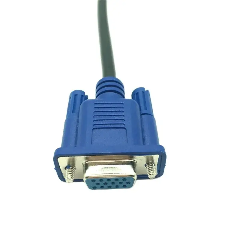 VGA Cable Male to Female Braided Shielding Extension Cable 30cm 50cm