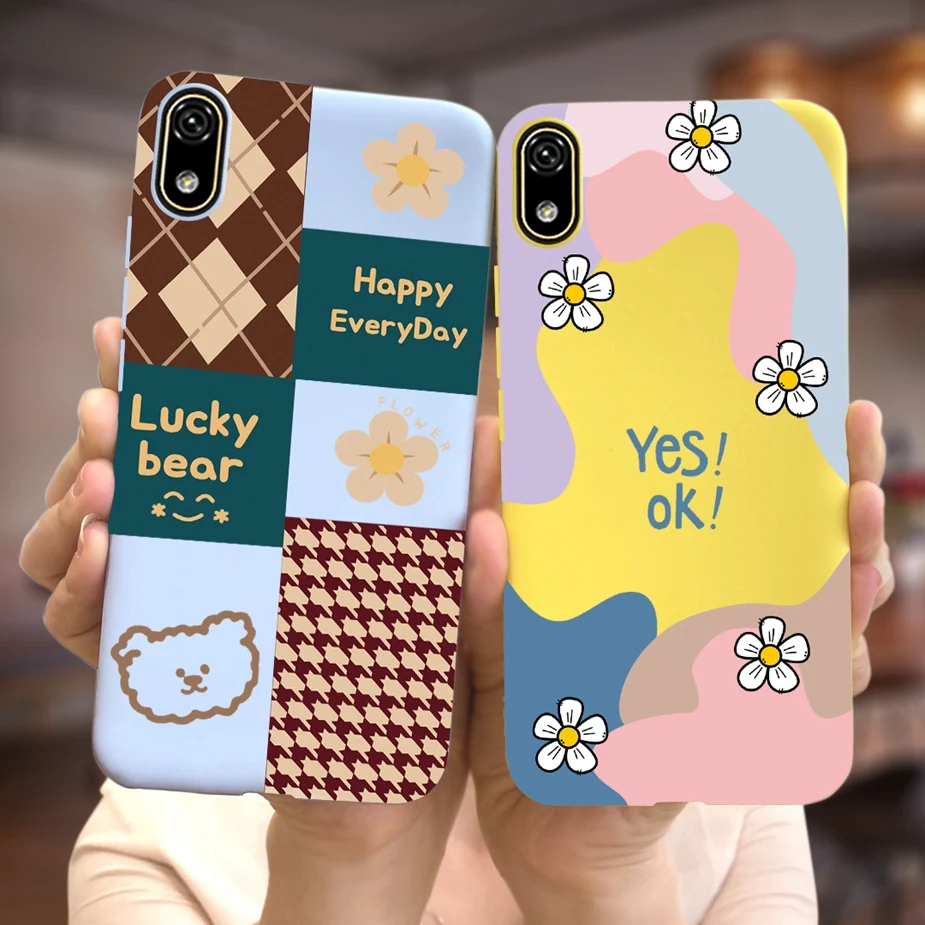 Stylish Painted Silicone Soft TPU Phone Case - Protective Back Cover Bumper