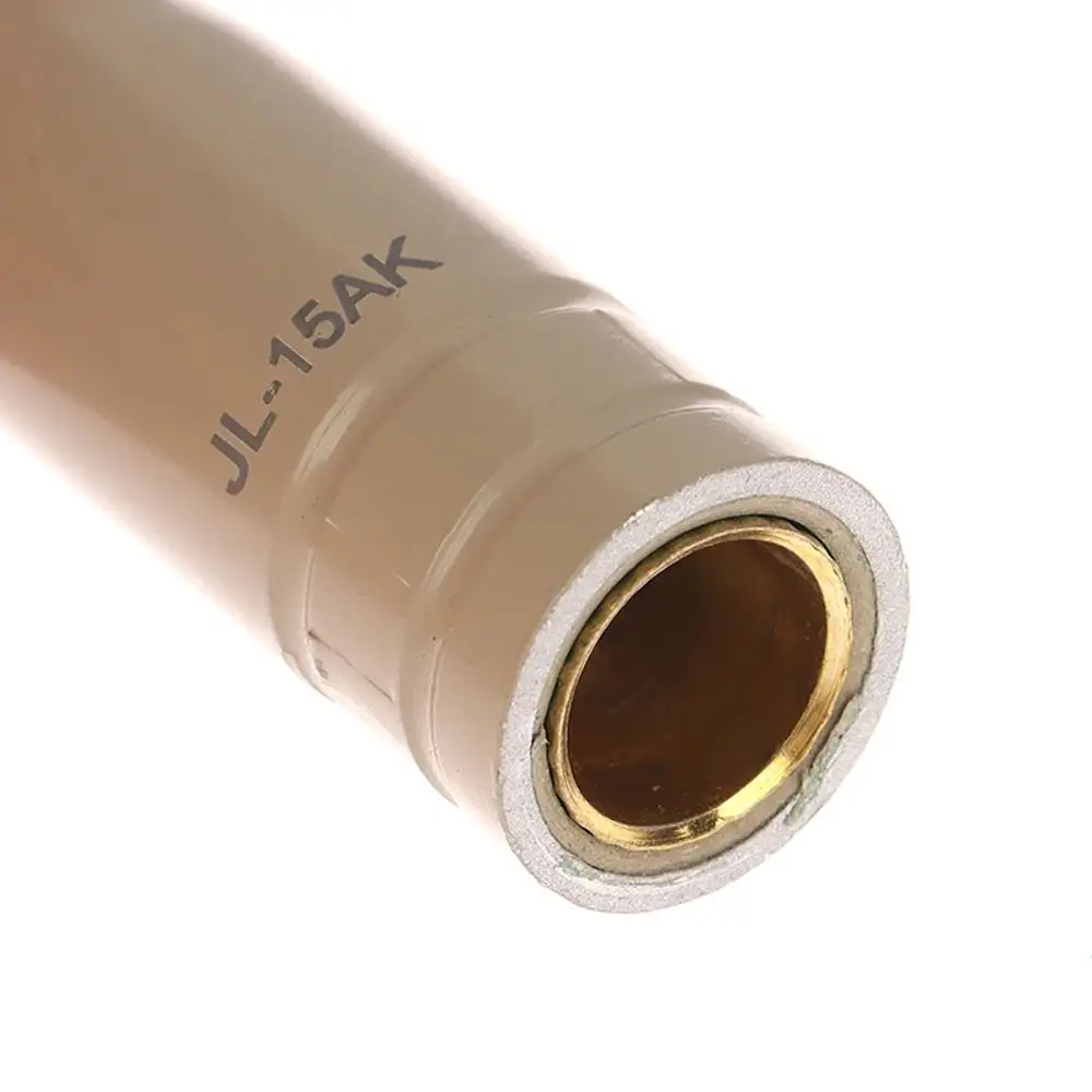 3Pcs/Set 0.8/1.0/1.2mm 15AK Welding Torch Nozzle Aviation Aluminum Protection MIG Torch Nozzle Tip New Coating