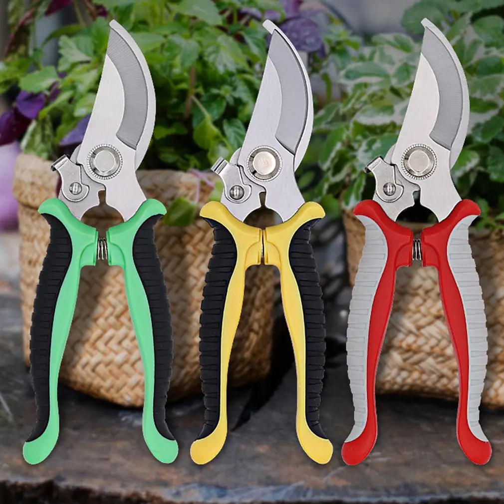 

2023 New Pruner Garden Scissors Professional Sharp Bypass Pruning Shears Tree Trimmers Secateurs Hand Clippers For Garden
