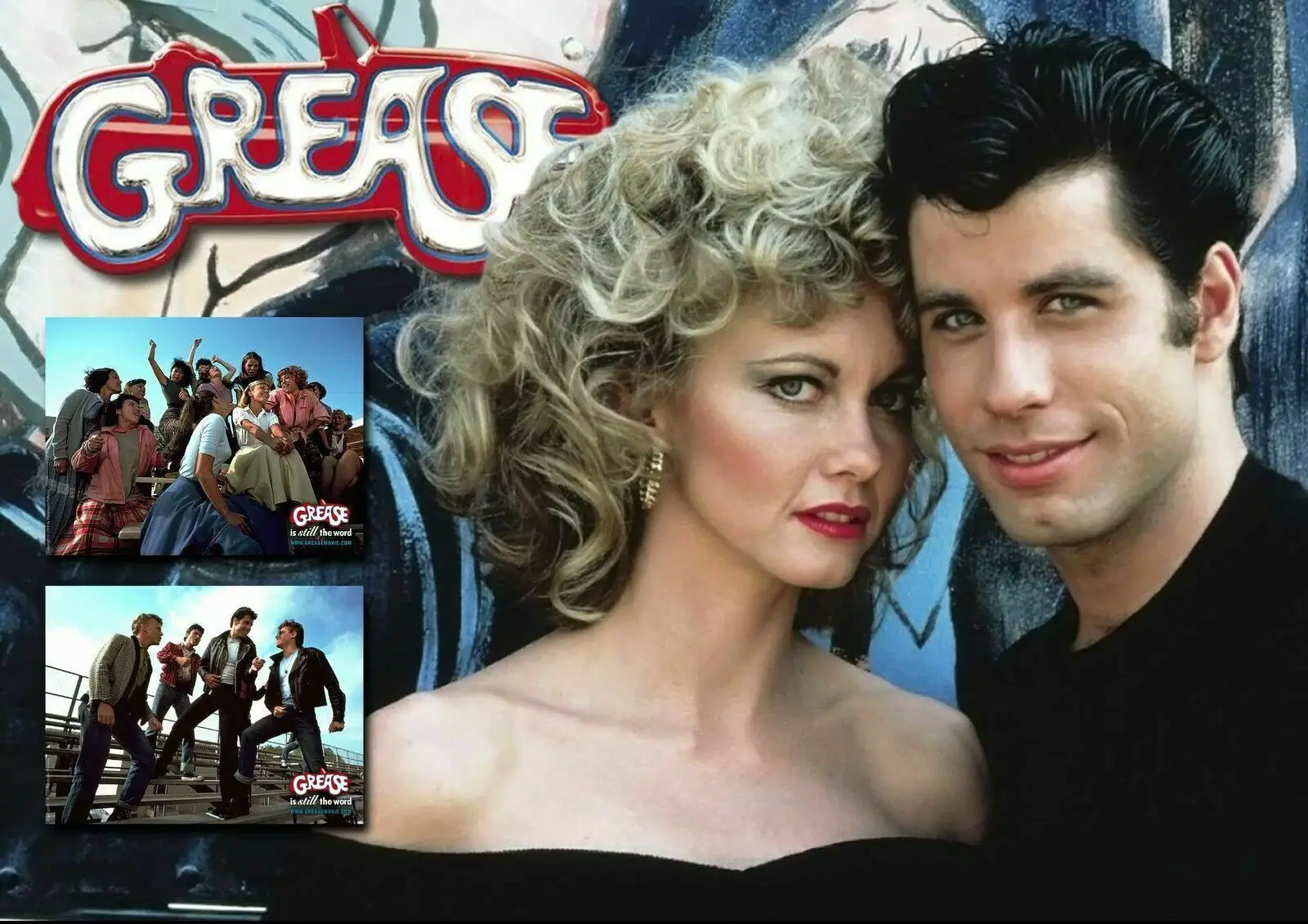 

Grease Movie Print Art Canvas Poster For Living Room Decor Home Wall Picture