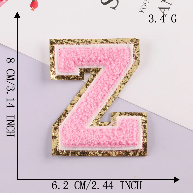 Patch Letters for Clothes - Alphabet Sticky Letter Emblems for DIY Jackets, Bags, and Clothing Projects