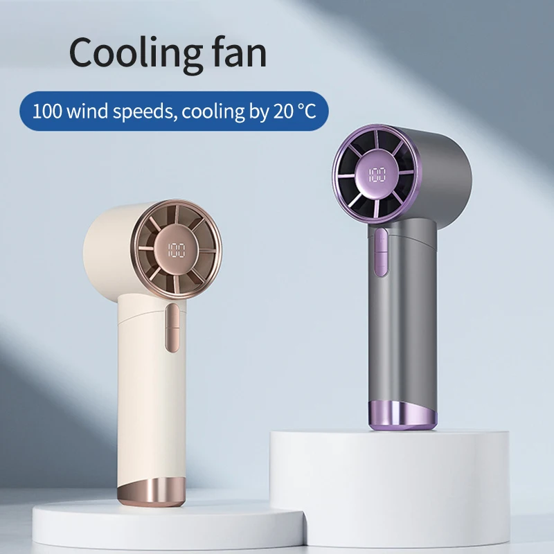 Portable Rechargeable Mini Bladeless Handheld Fan