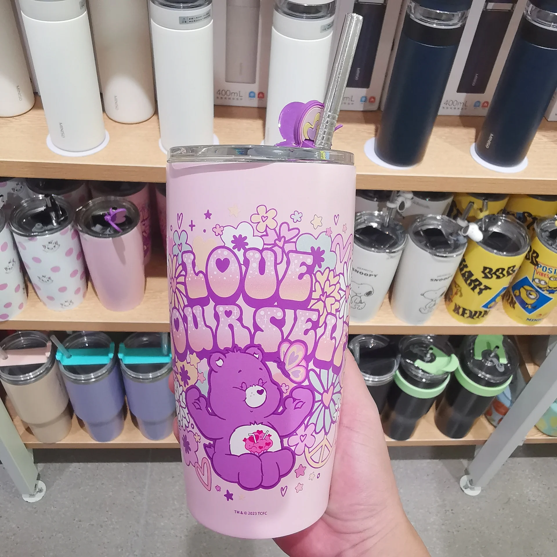 

Серия Miniso Love Bear стальная чашка из соломы 530 мл игрушки подарки