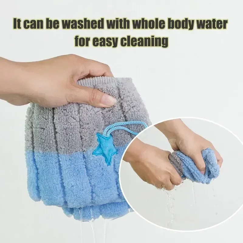 1pc Portable Knitted Toilet Mat Thickened Washable Antifreeze Toilet Cover Thickened Knitted O Type Universal Stitched Color