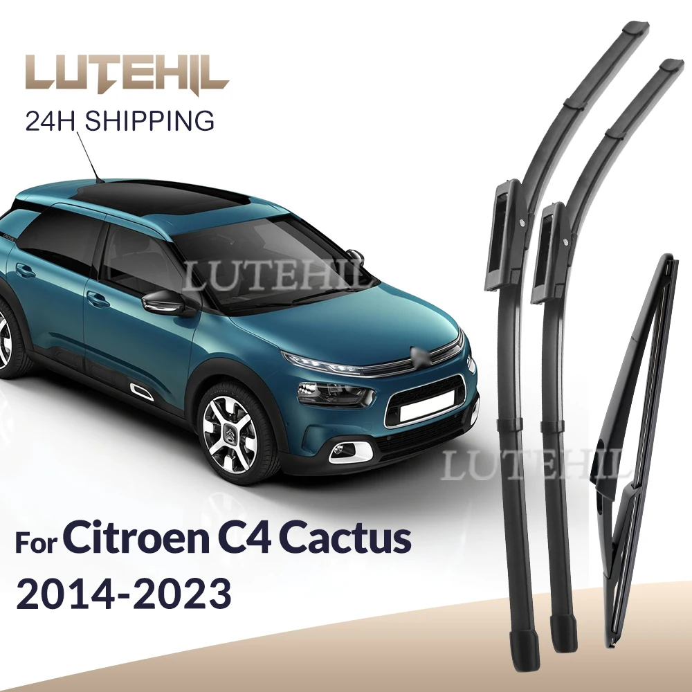 Front Windscreen 24 16 Flat Aero Wiper Blades for Citroen C4 2021-2024 | UK