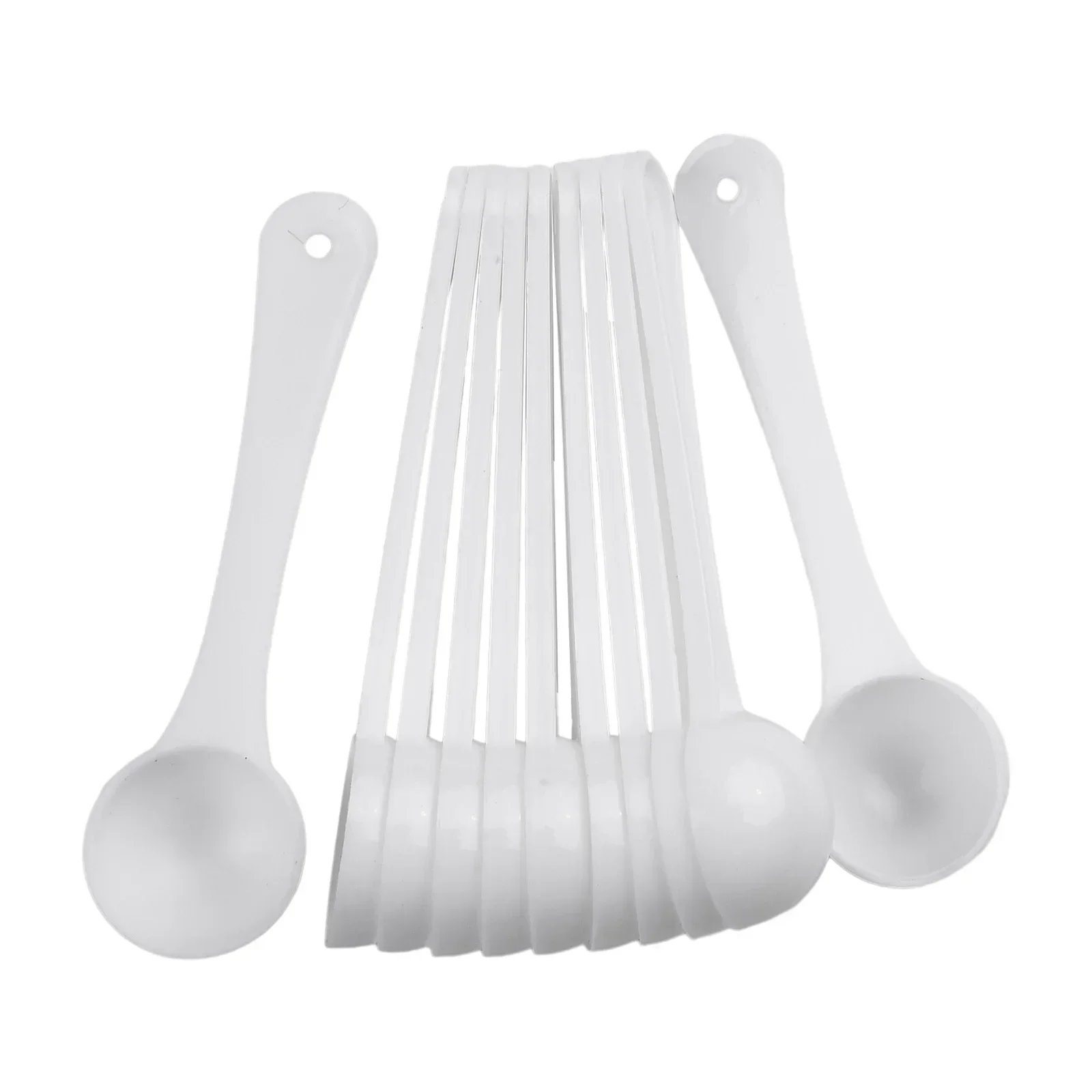 1g Plastic Measuring Spoons Coffee Protein Milk Powder Scoop PP White Durable Kitchen Measuring Scoop 50pcs kitchen measuring spoons measuring spoon set measuring cup and spoon set plastic kitchen scoop