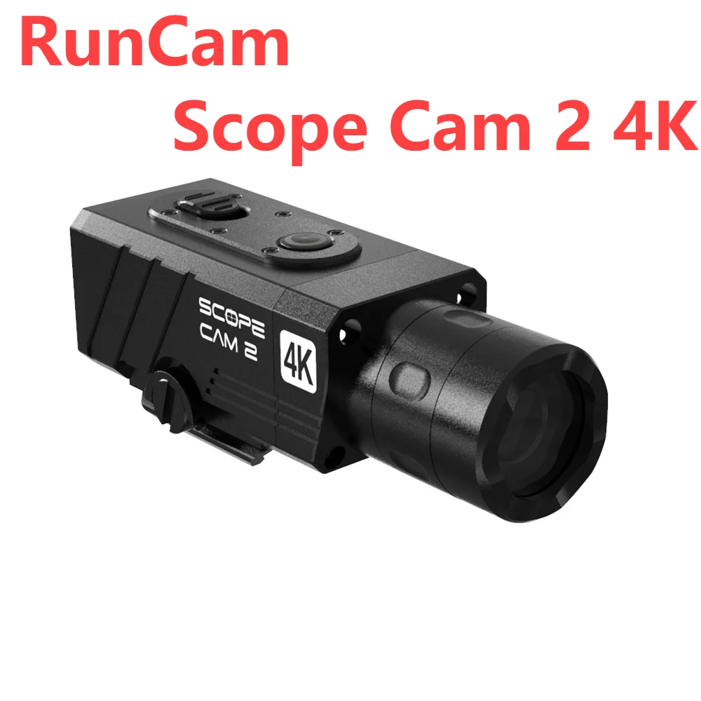 RunCam Scope Cam 2 4K Airsoft Camera Digital Zoom Customized Crosshairs IP64 WaterProof