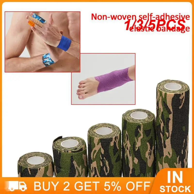 

1/3/5PCS Breathable Stretch Bandage Reusable Post-surgery Support Recovery Innovative Design Comfortable Camouflage Long-lasting