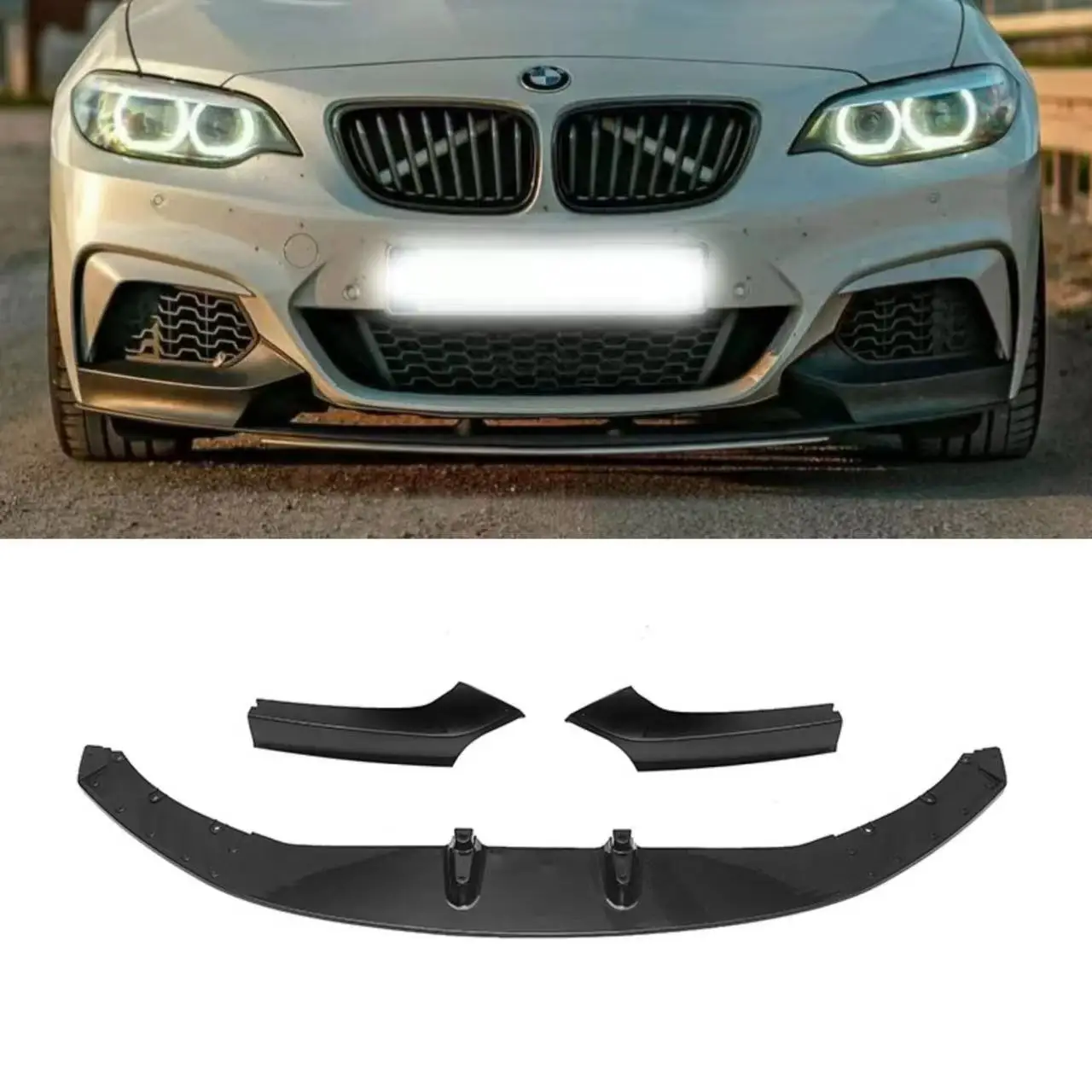 

For The 2014-2019 2-series F22 With Mp Front Lips Body Kit Pp Material