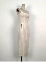 فستان بروتيل نسائي بدون أكمام ، خصر مرتفع ، مزين بالخرز ، مفرغ ، فساتين حفلات أنيقة ، موضة ، جديد ، صيف ، 13DB3604 1