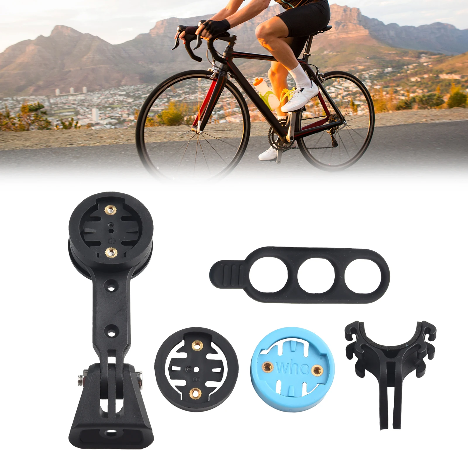 

New Practical Brand New High Quality 1 Set Mount Bracket About 75g/piece Bike Computer Holder Black Cycling Parts