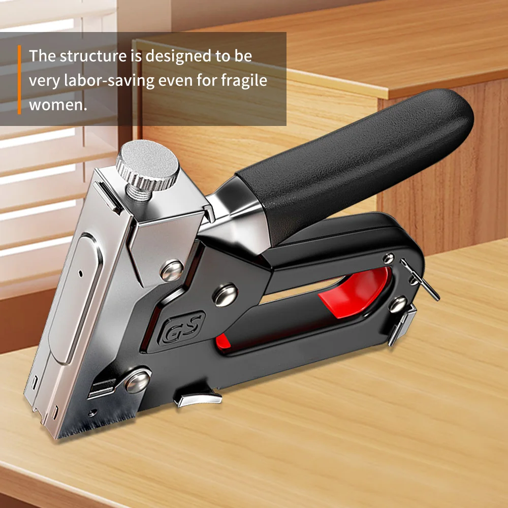 Nail Stapler 4 In 1 with 3000 Staples DIY Furniture Construction