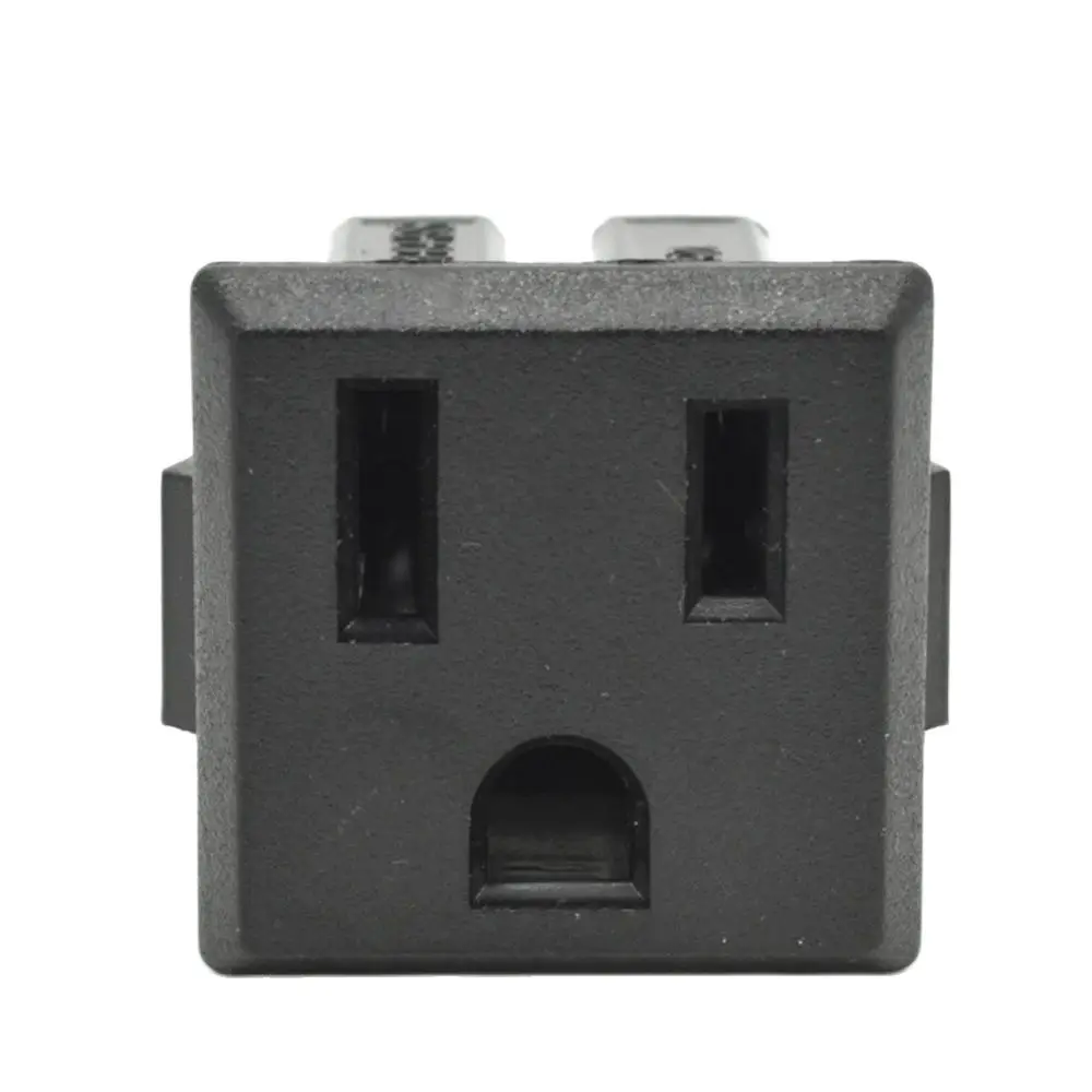 1PCS American Industrial 5-15R AC Power Outlet 3Pin US Electrical Receptacle 125V 15A AC Power Socket SS-6B