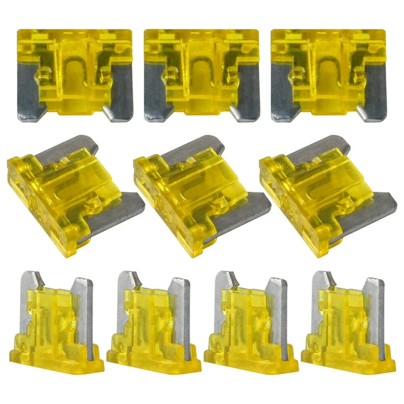 100/50/10Pcs Mini Fuse Assortment Blade Fuse Set Micro Car Fuses Automotive Blade Type 2A 3A 5A 7.5A 10A 15A 20A 25A 30A 35A 40A