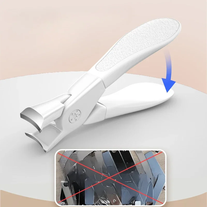 Large Opening Nail Clippers Gray Nail Trimmer Thick Nails for the Elderly Individual Household Nail Clippers Durable 5