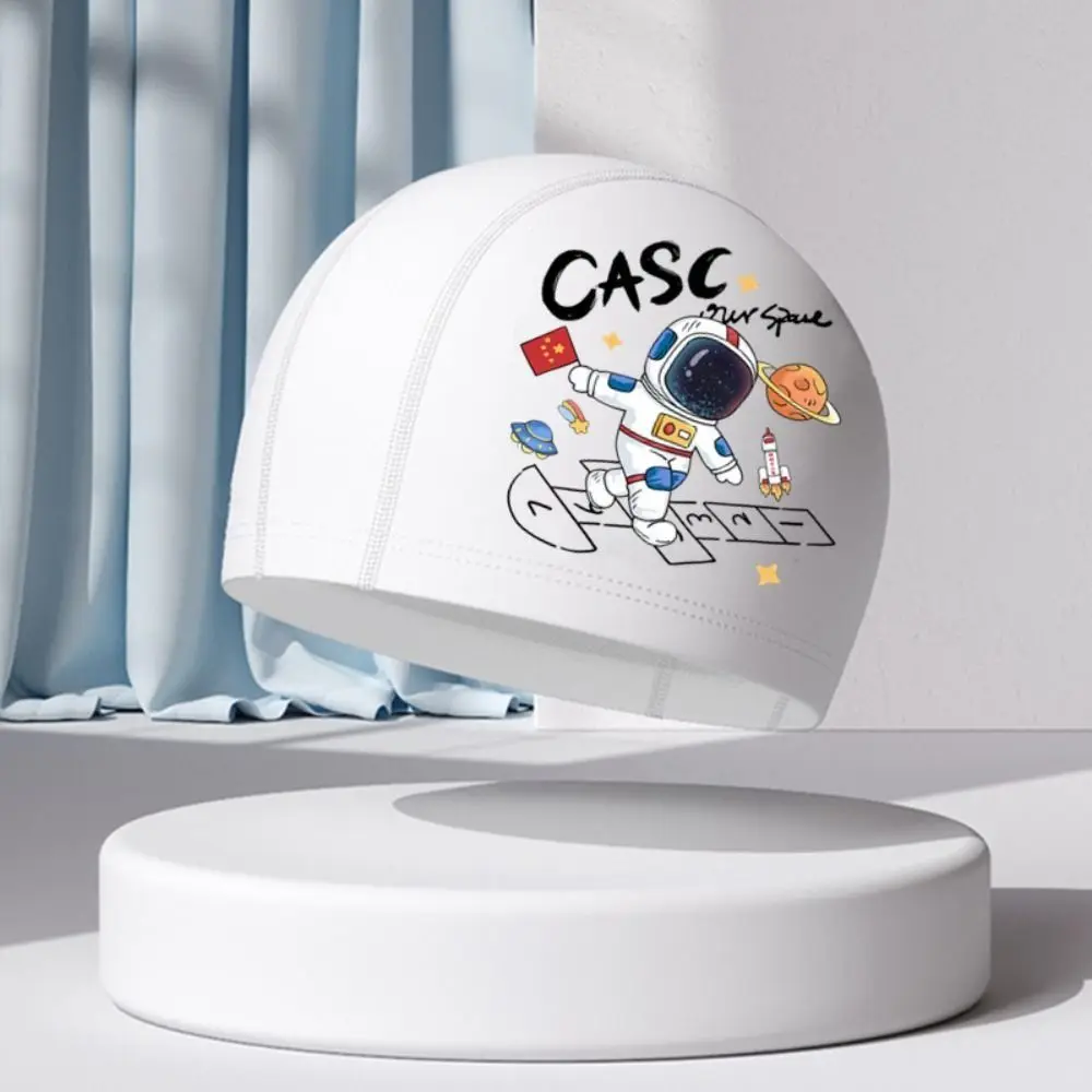 

Шапочка для купания, оборудование для бассейна, шапочка для купания с изображением кролика, астронавта, детская шапочка для плавания, шапочка для тренировок, детская шапочка для плавания