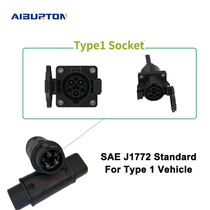 Рисунок 3 - Адаптер aiberry type 2 для адаптера type 1 SAEJ1772