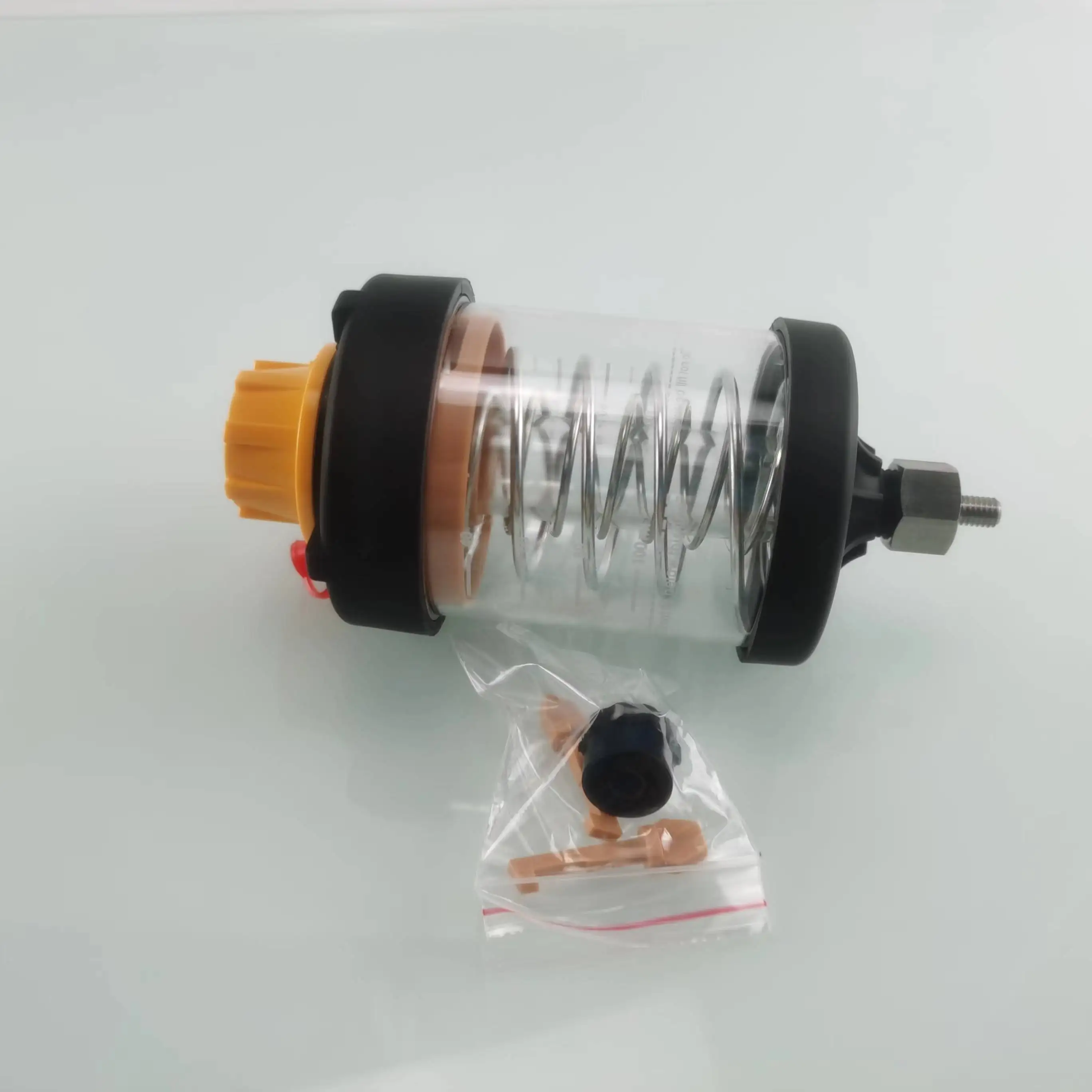 100cc Spring type Single point Automatic Lubricator Grease Injector S100 Empty with M6*1 Connector