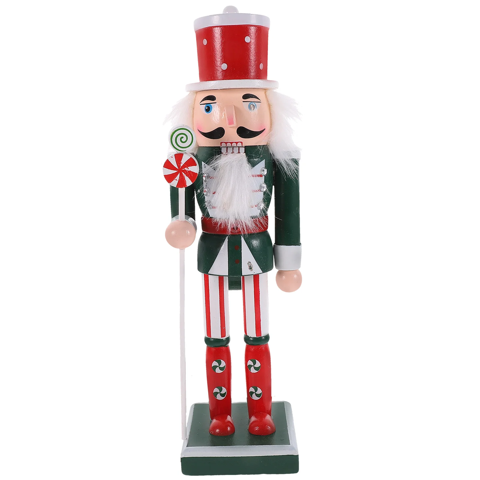 

Christmas Puppet Figure Nutcracker Soldier Birthday Decoration Girl Wooden For Xmas