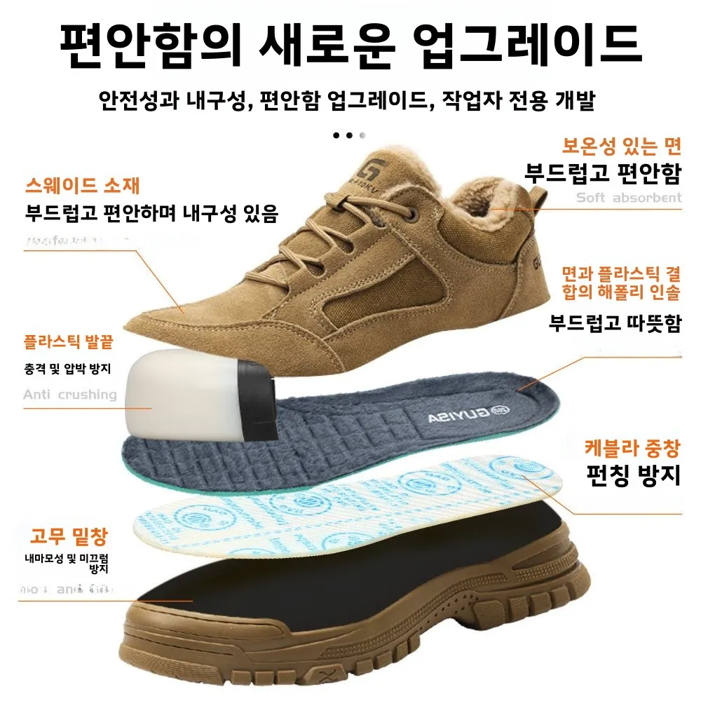 두꺼운 단열재가 있는 0kv 남성 안전화, 겨울용 플리스 안감, 충격 방지, 펑크 방지, 내마모성, 면 소재, 전력망 작업자용